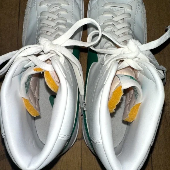 Vintage Nike Blazer Mid 77 Sneaker Mens Size 10.5 White Pine Green Logo Sporty - Picture 10 of 12